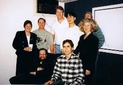 Part of the NTI Team c. 1995<br />Clockwise from left<br />Rebecca, Tom, Richard, Johnson, Keith, Shannon, John, Andrew