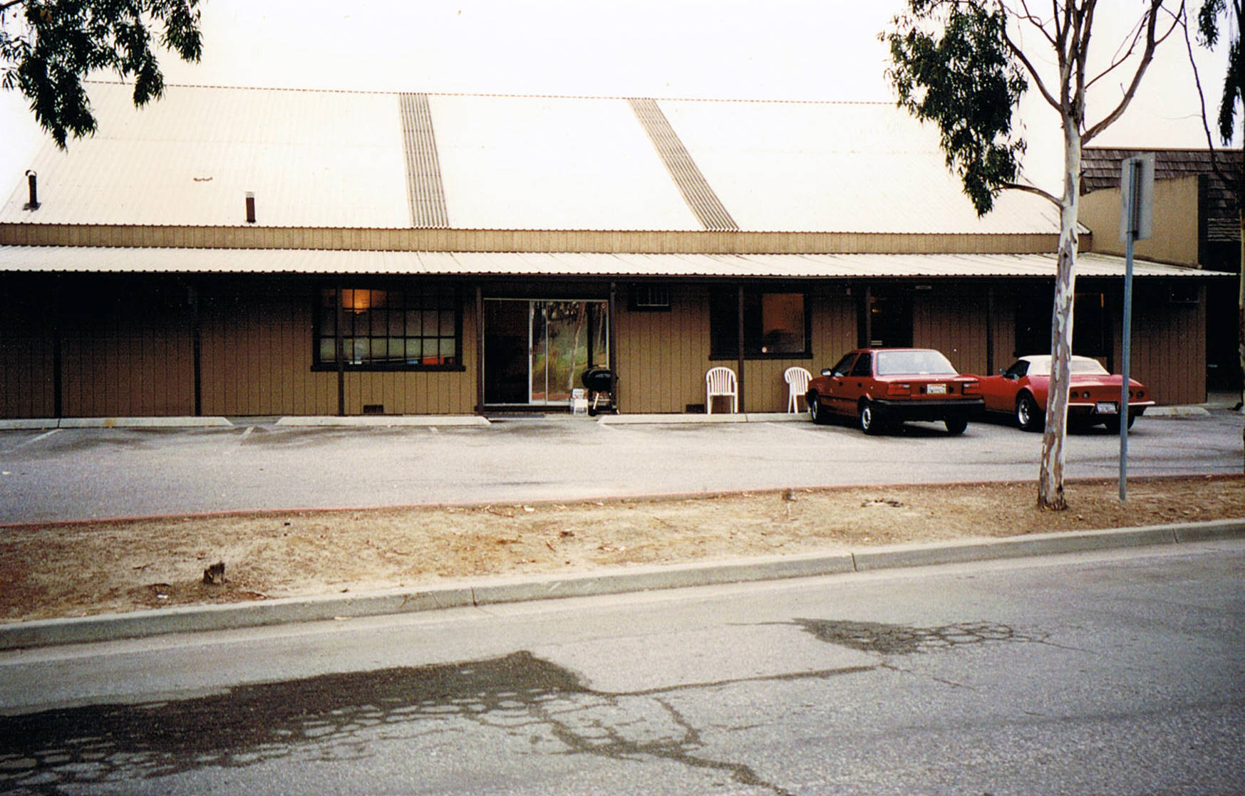 NTI HQ c. 1994<br />Little Red on left and Big Red on Right<br />1901 Embarcadero Road<br />Palo Alto, CA